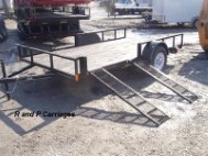 6 x 12 ATV
                Motorcycle Trailer with Removable Side Ramps