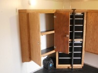 Custom Cabinet with Built in Tool Box