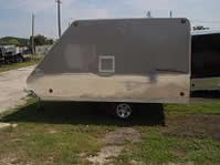 R and R All
                  Aluminum Enclosed Snowmobile Trailer 11ARC