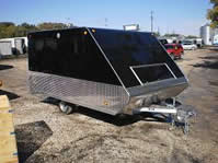 R and R All
                  Aluminum Enclosed Snowmobile Trailer 12ARC