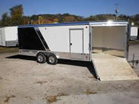 R and
                    R All Aluminum Enclosed Snowmobile Trailer Deluxe
                    Powersport
