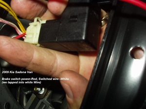 Kia Sadona
                          Brake Controller Install