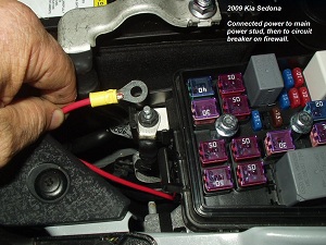 Kia Sadona Brake Controller Installation
                          Instruction